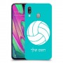 כדורעף - כדור כיסוי מגן קשיח בעיצוב אישי עם השם שלך ל Samsung Galaxy A40 יחידה אחת סקרין מובייל