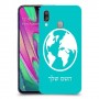 עולם כיסוי מגן קשיח בעיצוב אישי עם השם שלך ל Samsung Galaxy A40 יחידה אחת סקרין מובייל