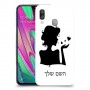 אישה אהבה כיסוי מגן קשיח בעיצוב אישי עם השם שלך ל Samsung Galaxy A40 יחידה אחת סקרין מובייל