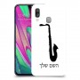 סקספון כיסוי מגן קשיח בעיצוב אישי עם השם שלך ל Samsung Galaxy A40 יחידה אחת סקרין מובייל
