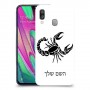 עקרב כיסוי מגן קשיח בעיצוב אישי עם השם שלך ל Samsung Galaxy A40 יחידה אחת סקרין מובייל