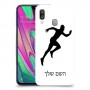 רץ כיסוי מגן קשיח בעיצוב אישי עם השם שלך ל Samsung Galaxy A40 יחידה אחת סקרין מובייל
