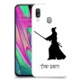 סמוראי כיסוי מגן קשיח בעיצוב אישי עם השם שלך ל Samsung Galaxy A40 יחידה אחת סקרין מובייל