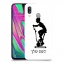 שוליים - אישה כיסוי מגן קשיח בעיצוב אישי עם השם שלך ל Samsung Galaxy A40 יחידה אחת סקרין מובייל