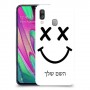 סמיילי כיסוי מגן קשיח בעיצוב אישי עם השם שלך ל Samsung Galaxy A40 יחידה אחת סקרין מובייל
