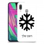 שלג כיסוי מגן קשיח בעיצוב אישי עם השם שלך ל Samsung Galaxy A40 יחידה אחת סקרין מובייל