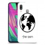 עולם כיסוי מגן קשיח בעיצוב אישי עם השם שלך ל Samsung Galaxy A40 יחידה אחת סקרין מובייל