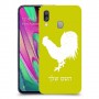 תרנגול כיסוי מגן קשיח בעיצוב אישי עם השם שלך ל Samsung Galaxy A40 יחידה אחת סקרין מובייל