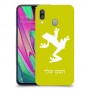 צפרדע טרופית כיסוי מגן קשיח בעיצוב אישי עם השם שלך ל Samsung Galaxy A40 יחידה אחת סקרין מובייל