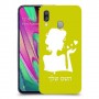 אישה אהבה כיסוי מגן קשיח בעיצוב אישי עם השם שלך ל Samsung Galaxy A40 יחידה אחת סקרין מובייל