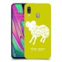 טלה כיסוי מגן קשיח בעיצוב אישי עם השם שלך ל Samsung Galaxy A40 יחידה אחת סקרין מובייל