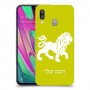 אריה כיסוי מגן קשיח בעיצוב אישי עם השם שלך ל Samsung Galaxy A40 יחידה אחת סקרין מובייל