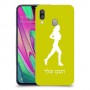 ג'וגלין - אישה כיסוי מגן קשיח בעיצוב אישי עם השם שלך ל Samsung Galaxy A40 יחידה אחת סקרין מובייל
