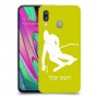 סקִי כיסוי מגן קשיח בעיצוב אישי עם השם שלך ל Samsung Galaxy A40 יחידה אחת סקרין מובייל