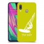 גלישת מפרש כיסוי מגן קשיח בעיצוב אישי עם השם שלך ל Samsung Galaxy A40 יחידה אחת סקרין מובייל