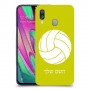 כדורעף - כדור כיסוי מגן קשיח בעיצוב אישי עם השם שלך ל Samsung Galaxy A40 יחידה אחת סקרין מובייל