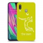 שחקן כדורעף כיסוי מגן קשיח בעיצוב אישי עם השם שלך ל Samsung Galaxy A40 יחידה אחת סקרין מובייל