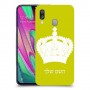 כתר מלכותי כיסוי מגן קשיח בעיצוב אישי עם השם שלך ל Samsung Galaxy A40 יחידה אחת סקרין מובייל