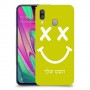 סמיילי כיסוי מגן קשיח בעיצוב אישי עם השם שלך ל Samsung Galaxy A40 יחידה אחת סקרין מובייל