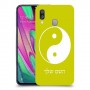 סמל יינג יאנג - סין כיסוי מגן קשיח בעיצוב אישי עם השם שלך ל Samsung Galaxy A40 יחידה אחת סקרין מובייל