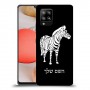 זברה כיסוי מגן קשיח בעיצוב אישי עם השם שלך ל Samsung Galaxy A42 5G יחידה אחת סקרין מובייל