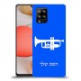 חצוצרה כיסוי מגן קשיח בעיצוב אישי עם השם שלך ל Samsung Galaxy A42 5G יחידה אחת סקרין מובייל