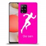 רץ כיסוי מגן קשיח בעיצוב אישי עם השם שלך ל Samsung Galaxy A42 5G יחידה אחת סקרין מובייל