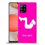 אימון ספורט - אישה כיסוי מגן קשיח בעיצוב אישי עם השם שלך ל Samsung Galaxy A42 5G יחידה אחת סקרין מובייל