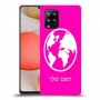 עולם כיסוי מגן קשיח בעיצוב אישי עם השם שלך ל Samsung Galaxy A42 5G יחידה אחת סקרין מובייל