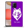 זאב כיסוי מגן קשיח בעיצוב אישי עם השם שלך ל Samsung Galaxy A42 5G יחידה אחת סקרין מובייל