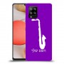 סקספון כיסוי מגן קשיח בעיצוב אישי עם השם שלך ל Samsung Galaxy A42 5G יחידה אחת סקרין מובייל