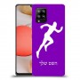 רץ כיסוי מגן קשיח בעיצוב אישי עם השם שלך ל Samsung Galaxy A42 5G יחידה אחת סקרין מובייל