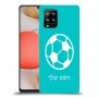 כדורגל - כדור כיסוי מגן קשיח בעיצוב אישי עם השם שלך ל Samsung Galaxy A42 5G יחידה אחת סקרין מובייל