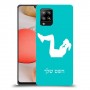 אימון ספורט - אישה כיסוי מגן קשיח בעיצוב אישי עם השם שלך ל Samsung Galaxy A42 5G יחידה אחת סקרין מובייל