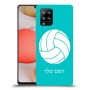 כדורעף - כדור כיסוי מגן קשיח בעיצוב אישי עם השם שלך ל Samsung Galaxy A42 5G יחידה אחת סקרין מובייל