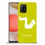 אימון ספורט - אישה כיסוי מגן קשיח בעיצוב אישי עם השם שלך ל Samsung Galaxy A42 5G יחידה אחת סקרין מובייל