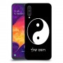 סמל יינג יאנג - סין כיסוי מגן קשיח בעיצוב אישי עם השם שלך ל Samsung Galaxy A50 יחידה אחת סקרין מובייל