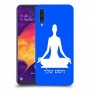 יוגה כיסוי מגן קשיח בעיצוב אישי עם השם שלך ל Samsung Galaxy A50 יחידה אחת סקרין מובייל