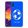 כדורגל - כדור כיסוי מגן קשיח בעיצוב אישי עם השם שלך ל Samsung Galaxy A50 יחידה אחת סקרין מובייל