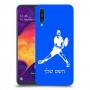 שחקן טניס כיסוי מגן קשיח בעיצוב אישי עם השם שלך ל Samsung Galaxy A50 יחידה אחת סקרין מובייל