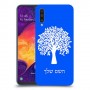 עץ כיסוי מגן קשיח בעיצוב אישי עם השם שלך ל Samsung Galaxy A50 יחידה אחת סקרין מובייל