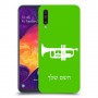 חצוצרה כיסוי מגן קשיח בעיצוב אישי עם השם שלך ל Samsung Galaxy A50 יחידה אחת סקרין מובייל