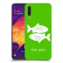 דגים כיסוי מגן קשיח בעיצוב אישי עם השם שלך ל Samsung Galaxy A50 יחידה אחת סקרין מובייל