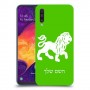 אריה כיסוי מגן קשיח בעיצוב אישי עם השם שלך ל Samsung Galaxy A50 יחידה אחת סקרין מובייל