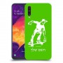 ילד סקייטבורד כיסוי מגן קשיח בעיצוב אישי עם השם שלך ל Samsung Galaxy A50 יחידה אחת סקרין מובייל