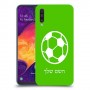 כדורגל - כדור כיסוי מגן קשיח בעיצוב אישי עם השם שלך ל Samsung Galaxy A50 יחידה אחת סקרין מובייל