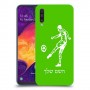 שחקן כדורגל כיסוי מגן קשיח בעיצוב אישי עם השם שלך ל Samsung Galaxy A50 יחידה אחת סקרין מובייל
