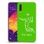 שחקן כדורעף כיסוי מגן קשיח בעיצוב אישי עם השם שלך ל Samsung Galaxy A50 יחידה אחת סקרין מובייל