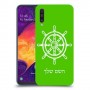 הגה - קפטן - ים כיסוי מגן קשיח בעיצוב אישי עם השם שלך ל Samsung Galaxy A50 יחידה אחת סקרין מובייל