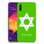 מגן דוד - ישראל כיסוי מגן קשיח בעיצוב אישי עם השם שלך ל Samsung Galaxy A50 יחידה אחת סקרין מובייל